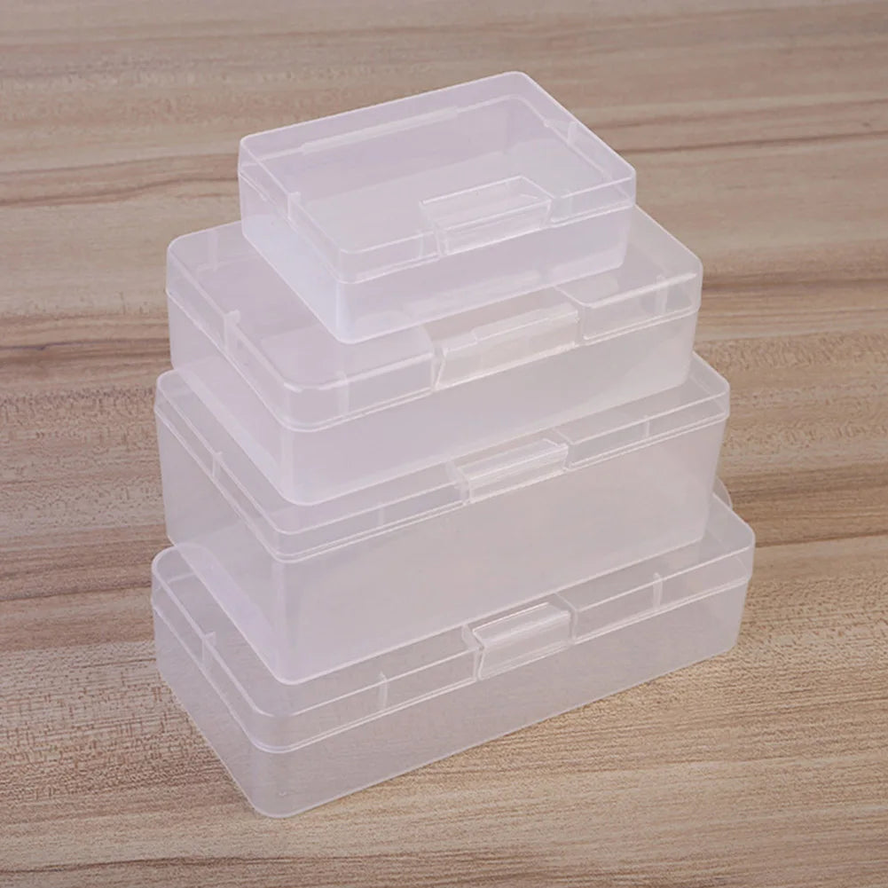 Holder Case Storage Box Tool Beads Container Necklaces Parts Plastic Rings 1pc Cosmetics Dustproof Large Capacity Oasis Select