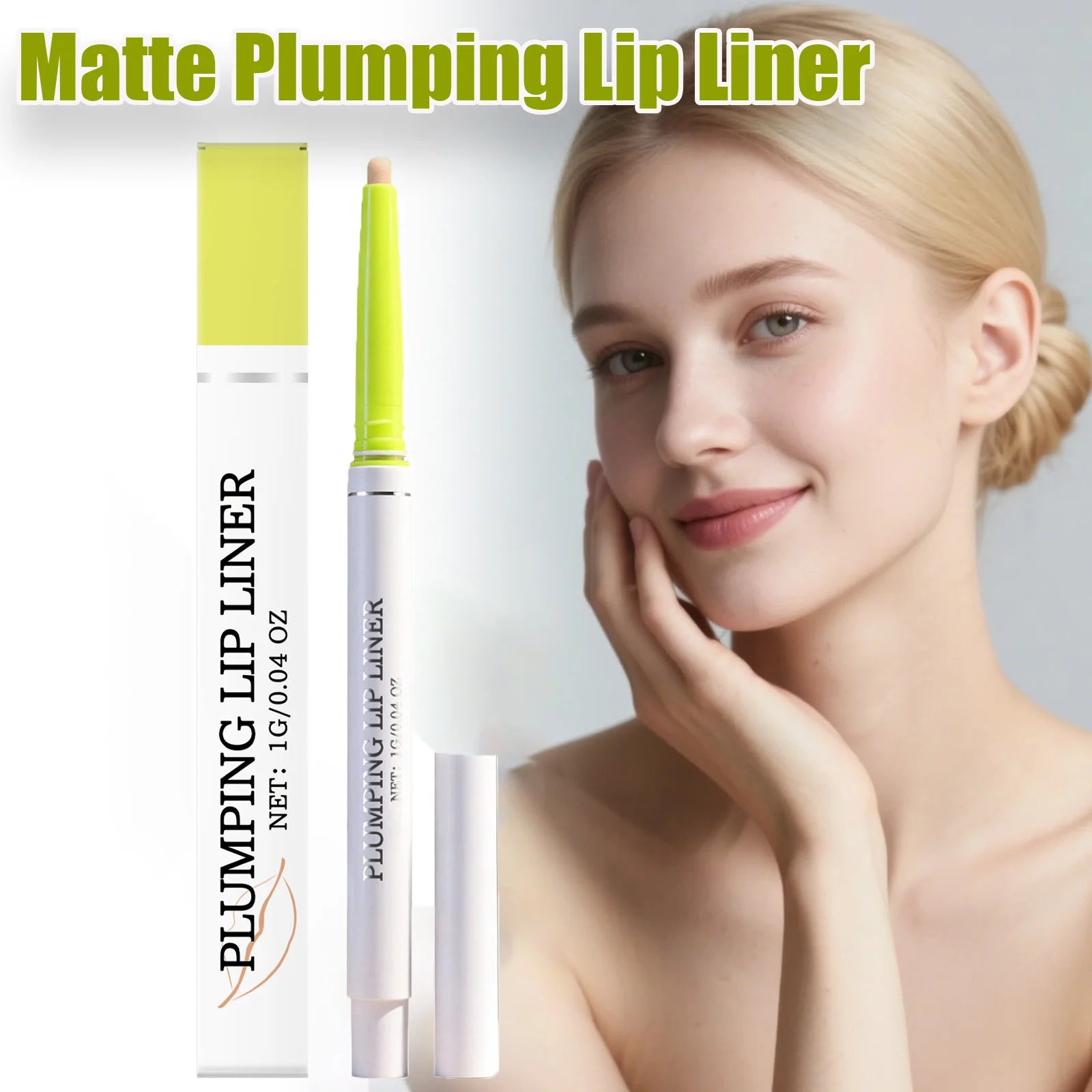 Waterproof Matte Lip Liner Long Lasting Smudge Proof Matte Finish Natural Plumping Lip Pencil for Daily Makeup & Lip Contour Oasis Select