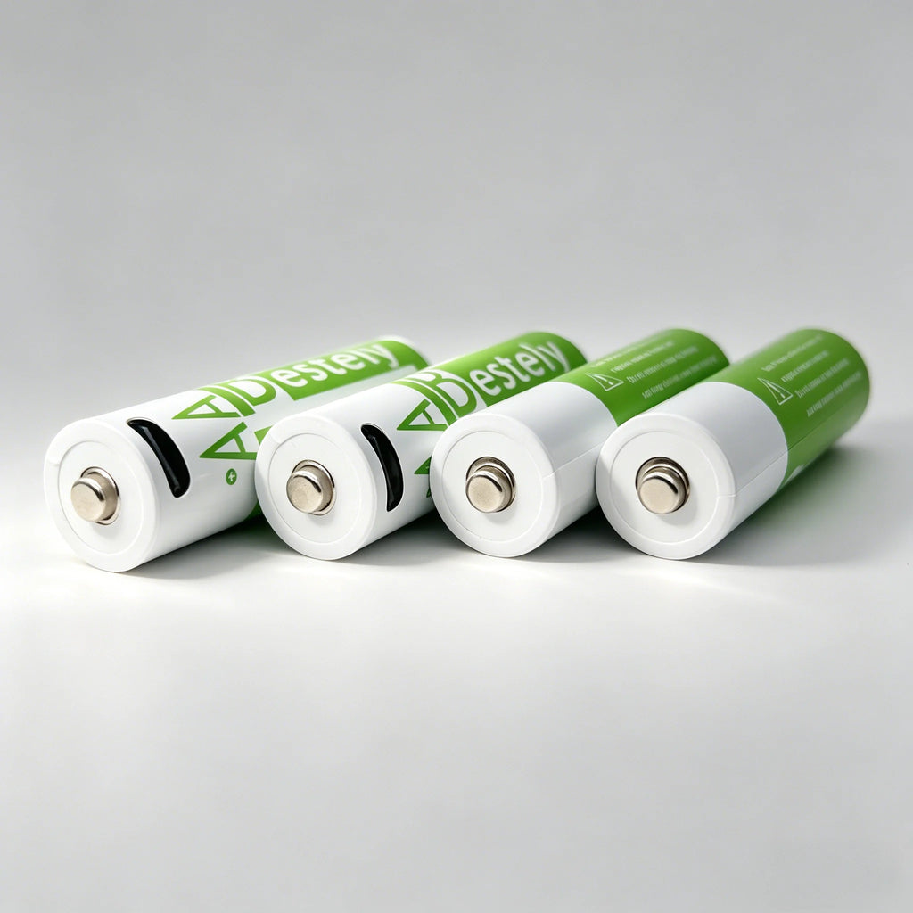 USB-C Rechargeable AA AAA Lithium Battery 1.5V Li-ion Batteries 12000mAh 6800mAh Constant Voltage Fast Charging for Toy Clock Oasis Select