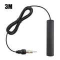 DC 5-12V Car Interior Hidden Amplified Antenna 85-860Mhz Car Electronic Radio Antenna Car Radio Patch Aerial for Truck Boat Auto Oasis Select 3m Normal