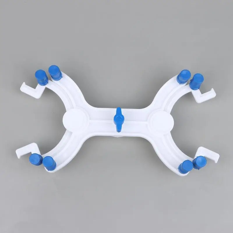 Double Burette Clamp Spring Loaded Plastic Buret Clip Anti-scratch Silicon Grips for Lab Glass Burette Fixing Oasis Select