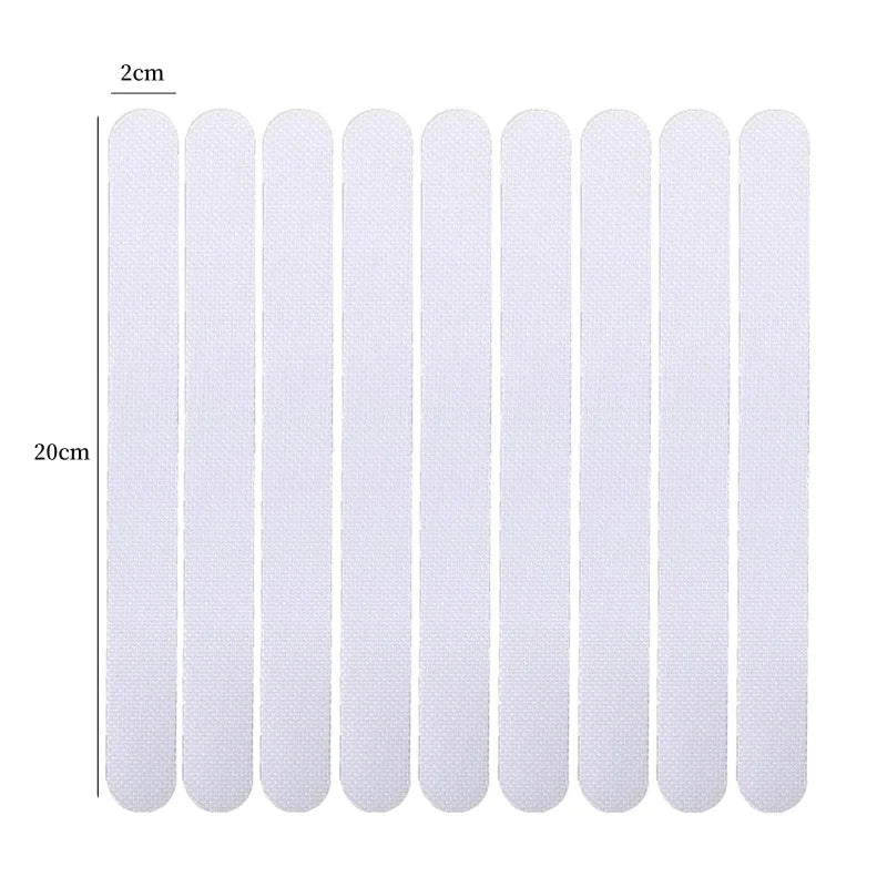 24PCS Transparent Anti-Slip Strips Shower Stickers Bathtub Attach Stairs Swimming Pool Antislip Paste Bathroom Accessories Oasis Select