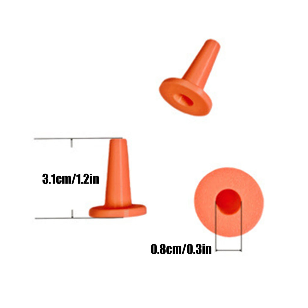 3Pcs Caulk Caps Glass Glue Tip Sealing Caps Glue Mouth Protective Cover Caulking Gun Nozzles Caps Red Caulk Saving Caps Reusable Oasis Select