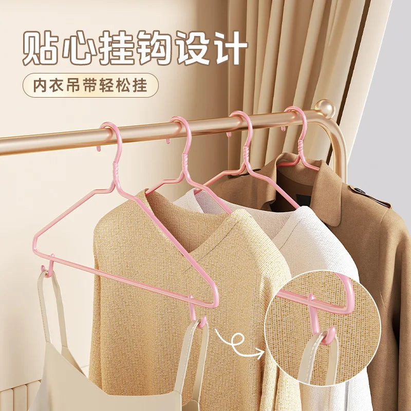 10Pcs Plastic Suit Coat Hangers Heavy Duty Clothes Hangers Shirt Jacket Hanger with Round Notches for Dress Closet Hangers Oasis Select
