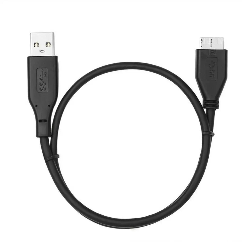 Converter Data Transfer Adapter Cord USB A to Micro B HDD Data Wire Data Sync Cable Cord Micro B USB 3.0 Cable Hard Drive Cable Oasis Select