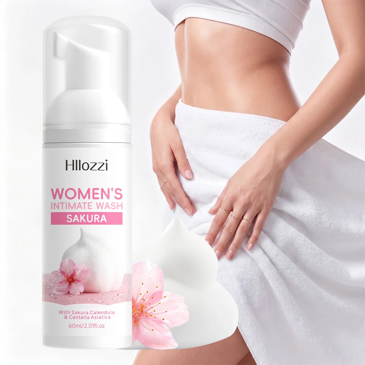 WOMEN'S INTIMATE WASH SAKURA，Deeply cleanses with rich foam, gently cares for skin, controls odor, and cleanses intimate areas. Oasis Select Default Title