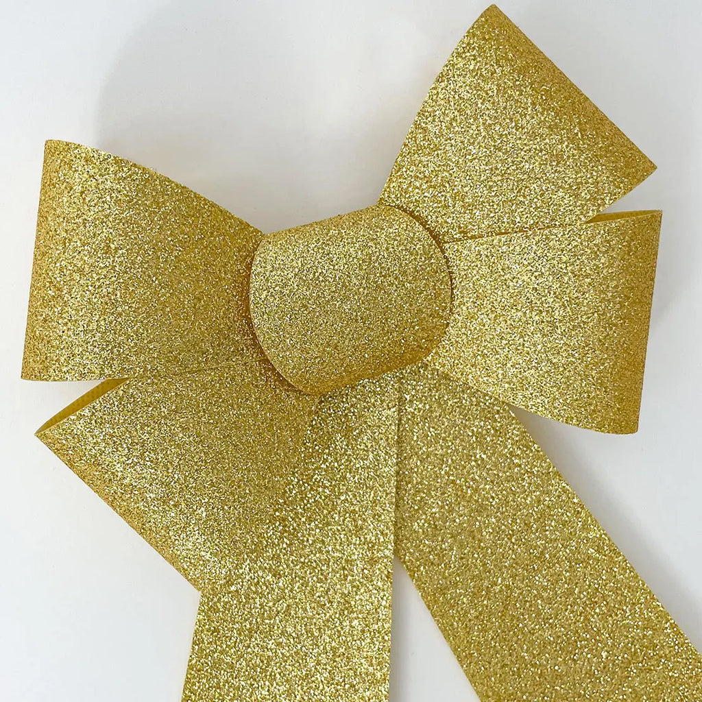 Christmas Bow Red Gold Xmas Tree Large Bowknot For Home Decoration Wedding Navidad New Year Party DIY Hanging Decor Oasis Select