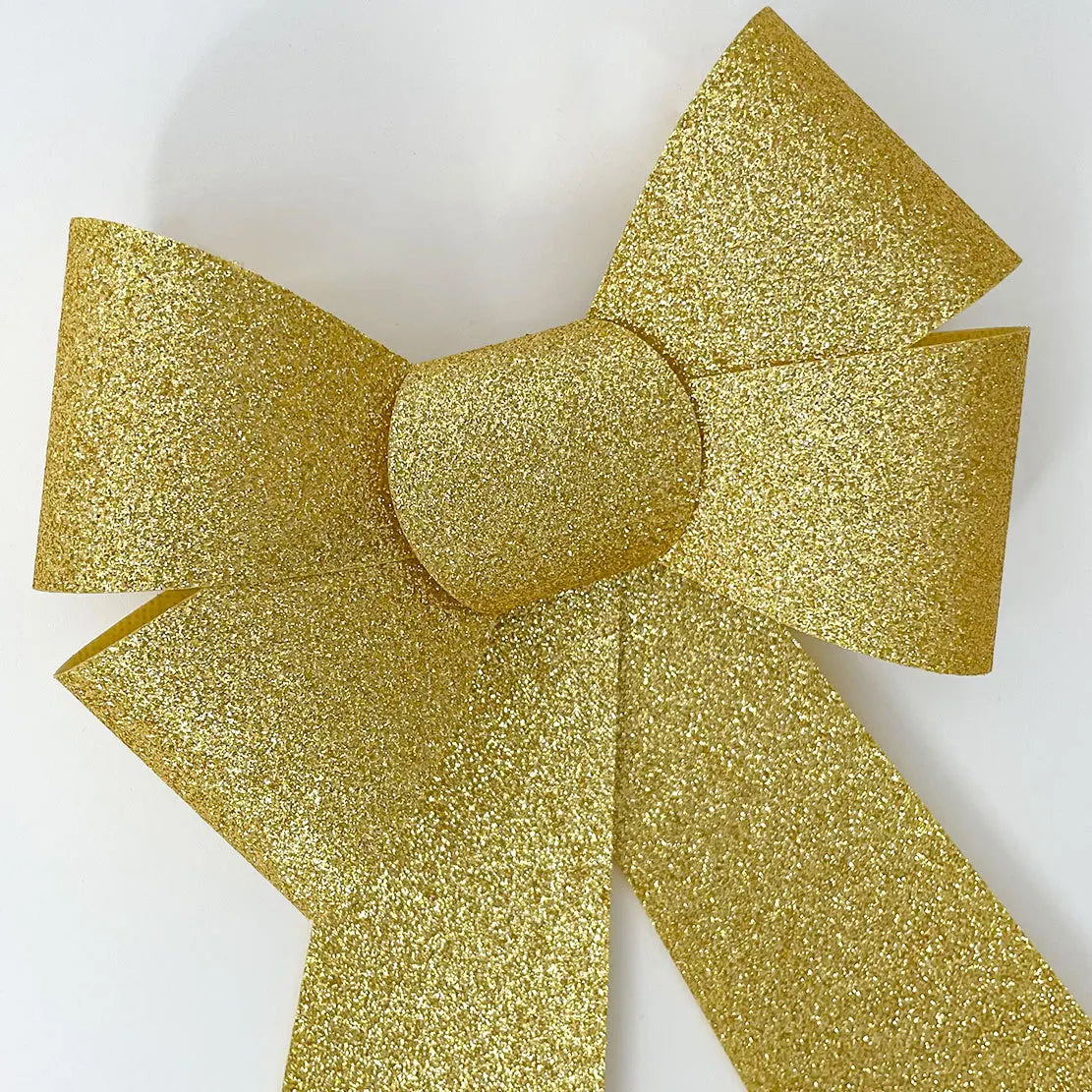Christmas Bow Red Gold Xmas Tree Large Bowknot For Home Decoration Wedding Navidad New Year Party DIY Hanging Decor Oasis Select