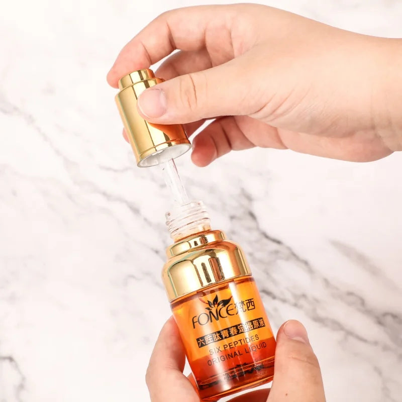 FONCE Hexapeptide Anti-Wrinkle Serum Anti Aging for Face Lifting Firming Fade Fine Lines Skin Brightening Hyaluronic Acid Serum Oasis Select