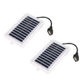 2W 5V Compact Solar Panel with USB Interface for Charging Portable Devices During Extended For Outdoor Stays and Field Work Oasis Select 2PCS