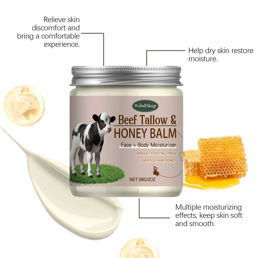 WOODSLEEP Skin Moisturize Cream Relieve Dryness Repair Dry Crack Enhance Resilience Brighten Firmi Lift Refresh Body Sooth Cream Oasis Select
