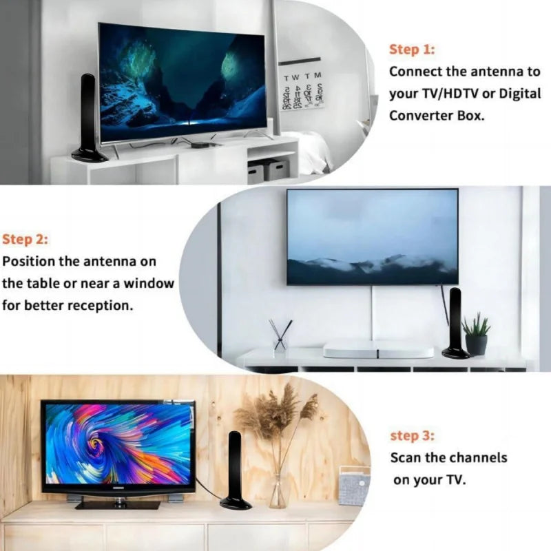 Product name: 2026 new brand ultra-high definition indoor high definition digital TV antenna-200 miles long distance reception-s Oasis Select