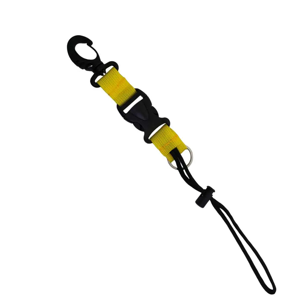 Diving Safety Connection Loop with Quick Release Buckle and Marine Grade O-Ring Dive Gear Connector for Flashlight Camera Oasis Select