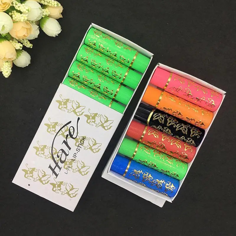 6-Color Mood-Changing Matte Lipstick Set – Velvet & Moisturizing Matte Lipstick Set Oasis Select