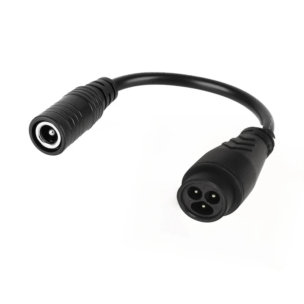 DC2.1 to Hollow Head Adapter Cable for Scooter Power Connection with Abrasion Resistant Metal Construction and Rubber Jacket Oasis Select