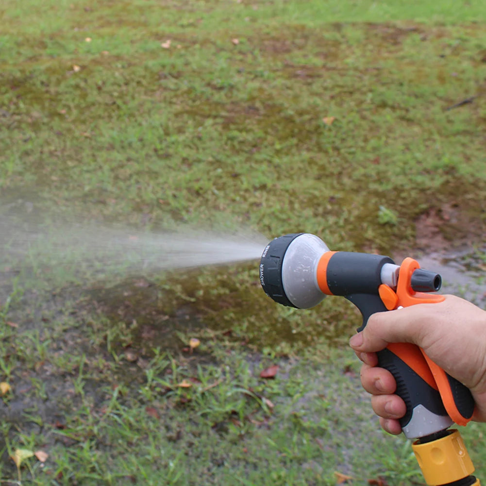 Garden Hose Watering Sprayer High Pressure Spray Gun Watering Garden 8 Modes Portable High Pressure Water Gun for Lawn & Garden Oasis Select