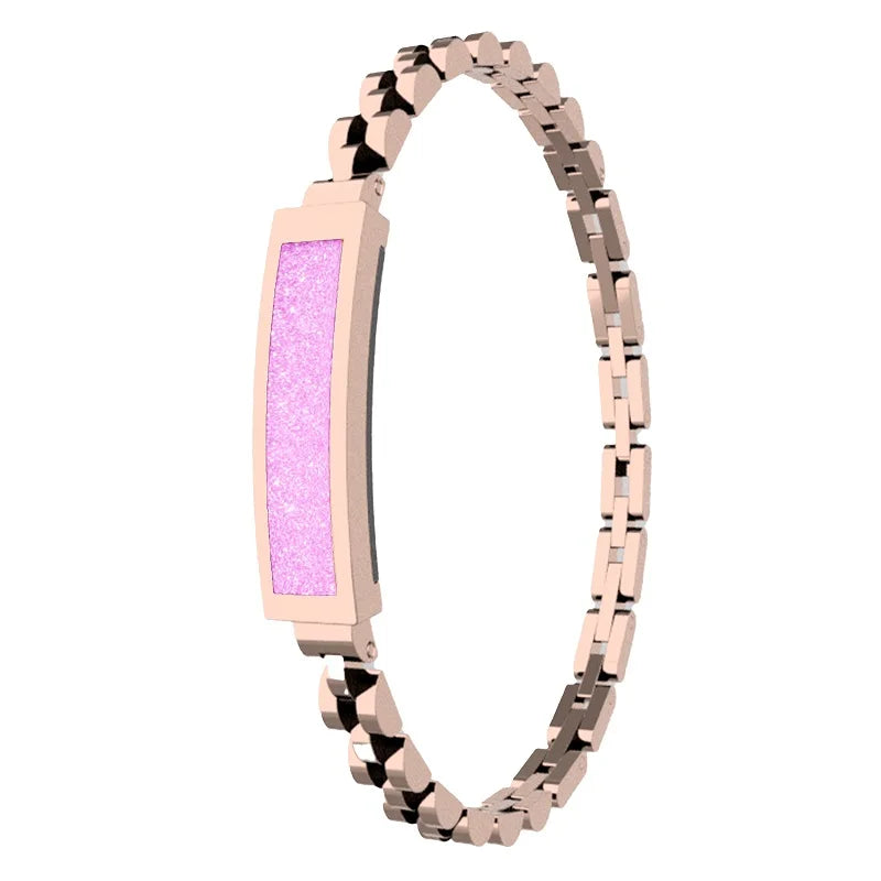 Ultra Thin Wristband Lady Waterproof Smart Chain Bracelet For Women Bluetooth Connected APP Sleep Heartrate Monitor Multi Sports Oasis Select PUGDGDM