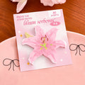 30 Sheets Kawaii Adhesive Cute Flowers Notes Notepad Memo Pad Office School Supplies Stationery Sticker Memo Pad Oasis Select A