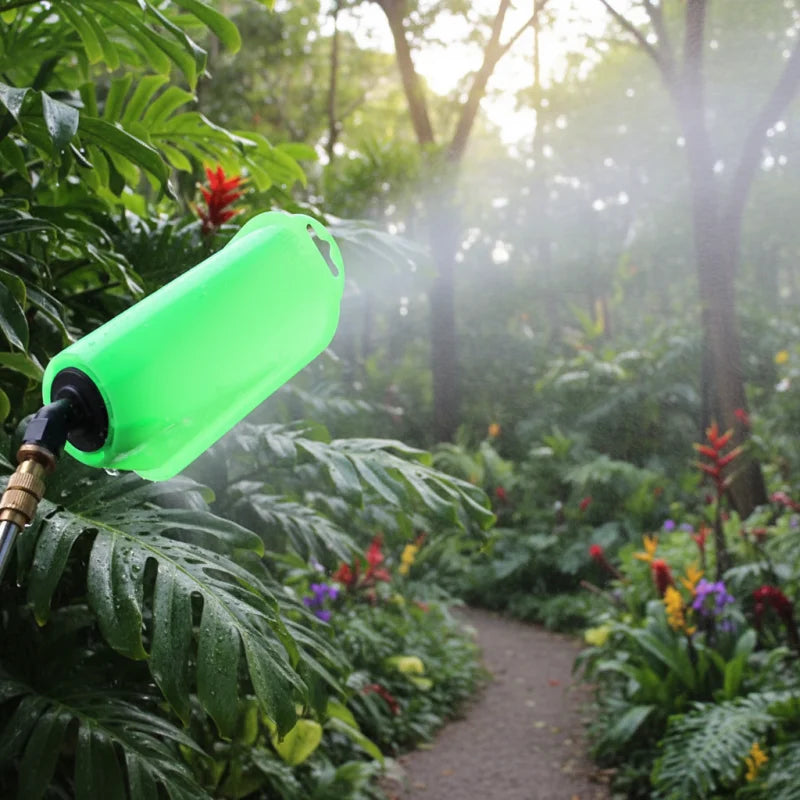 Windproof Sprayer Cover – Horn Fan Nozzle Shield for Garden