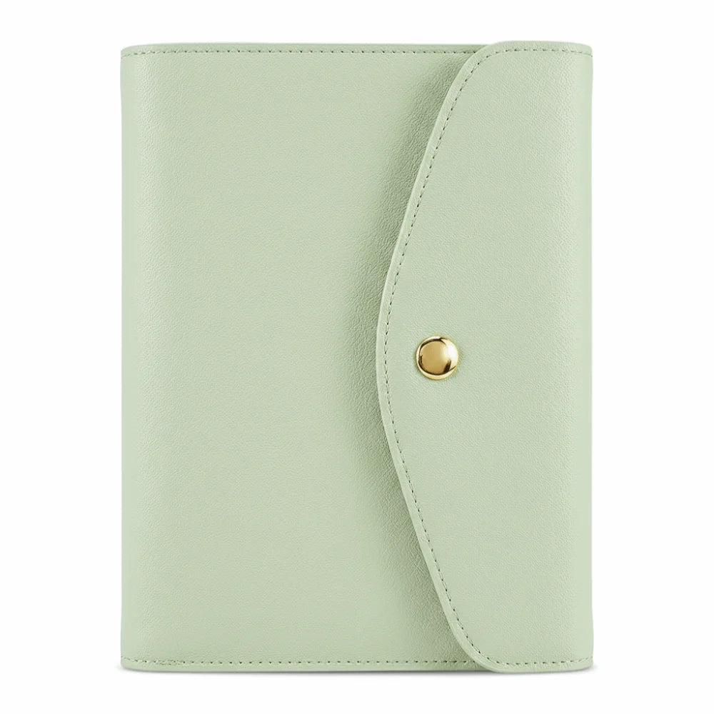 Taking Notes A5 Notebook Thickening PU Leather Business Notepad Loose-leaf Durable Diary Notebook School Office Supplies Oasis Select Green
