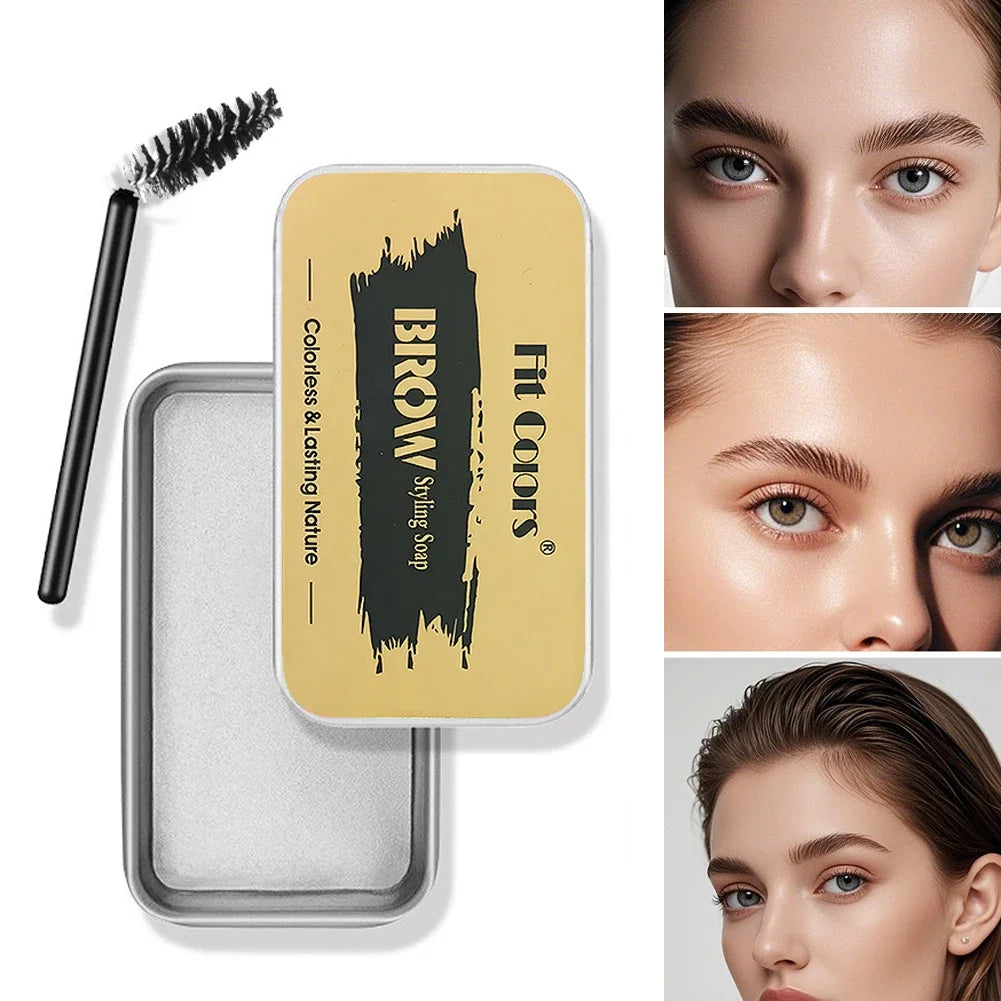 10g Waterproof 3D Eyebrow Styling Cream Quick Drying Natural Wild Brow Pomade Setting Gel Wax Sculpt Soap Oasis Select