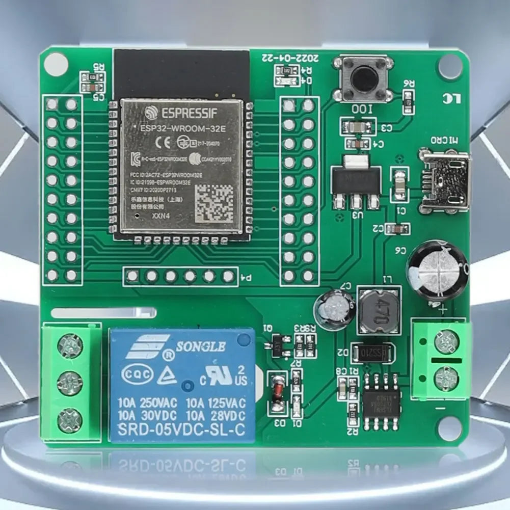 ESP32 WiFi Bluetooth BLE Relay Module – 1/2/8 Channel Dev Board ESP32 Relay Module Oasis Select dc5 to 60v2s United States