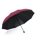 High-Quality 130cm Ten-Bone Umbrella with Reinforced Frame Strong Waterproof Windproof Manual Large Umbrella for Protection Oasis Select Red G1345A 10K metal-fiber composite