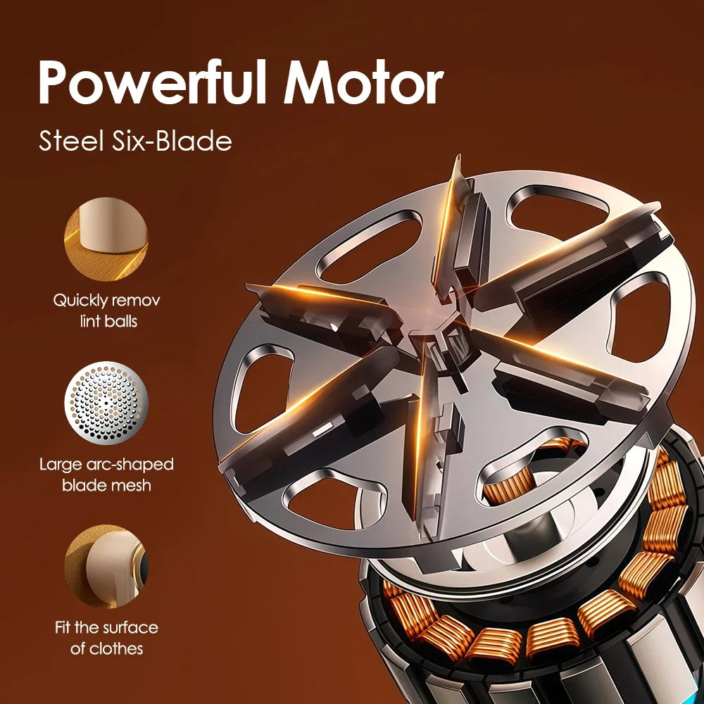 AFDEAL Electric Lint Remover – 3-Speed LED Fabric Shaver