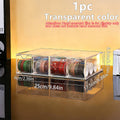 1pc Drawer Style Sticker Hand Account Countertop Storage Box Stackable Stationery Multifunctional Home Office Desk Organizerr Oasis Select transparent