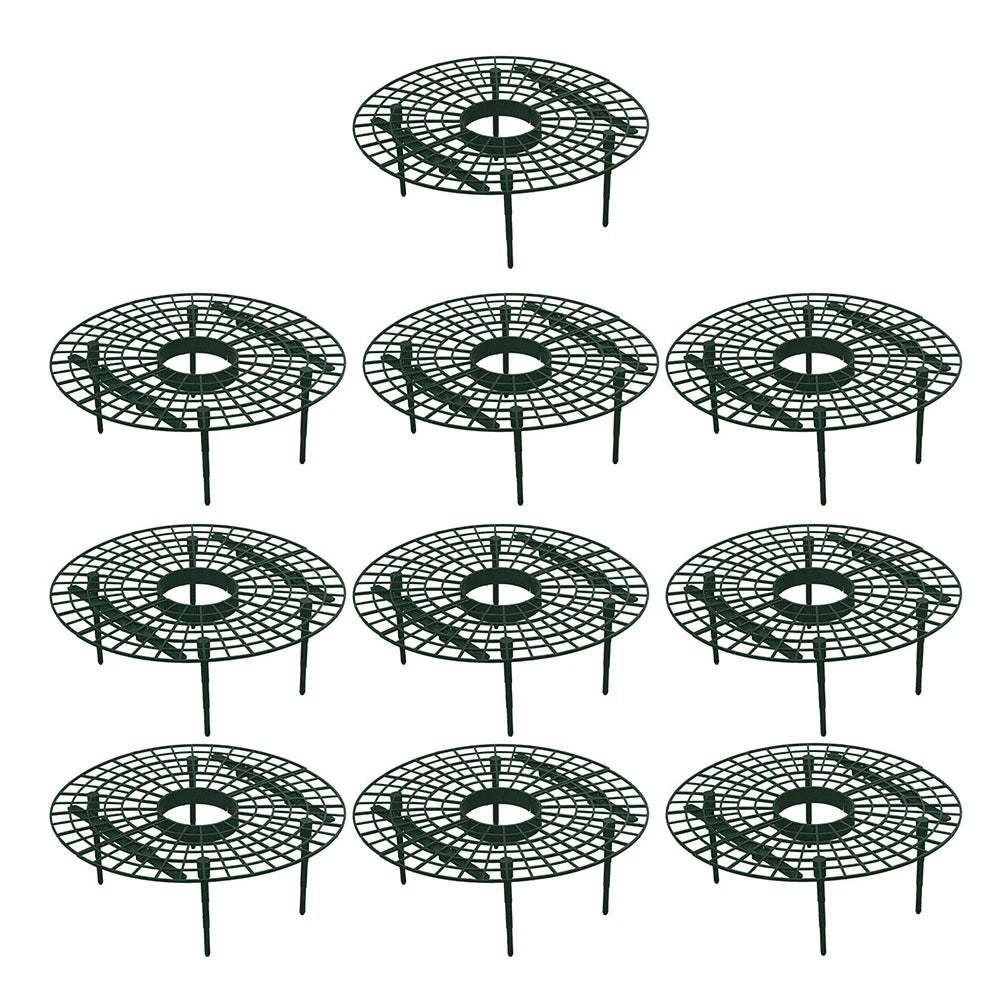Strawberry Supports Keeping Plant Fruit Stand Vegetable Growing Rack Garden Tools for Protecting Vines Avoid Ground Gardening Oasis Select 10Pcs spain