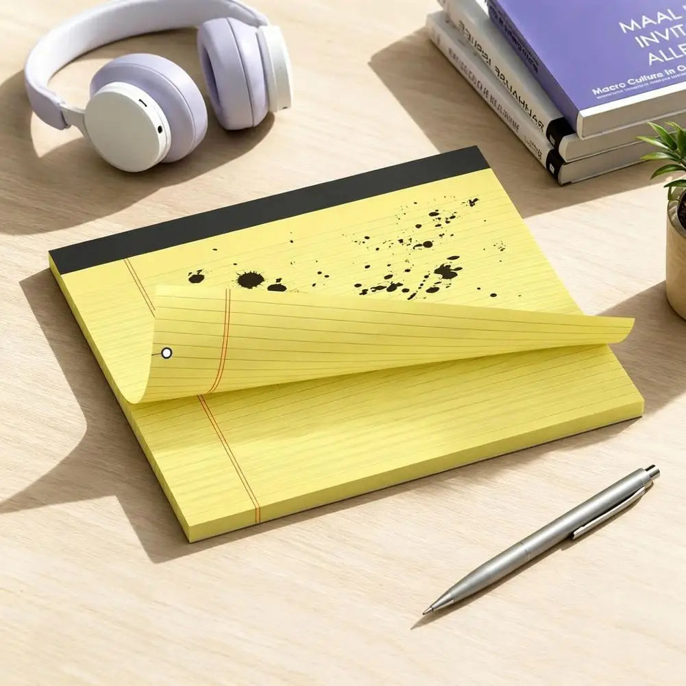 Writing Pad A5 Lined Notebook Colorful Note Paper Stationery Supplies for Students Kids Teachers Office Desk Organization Oasis Select