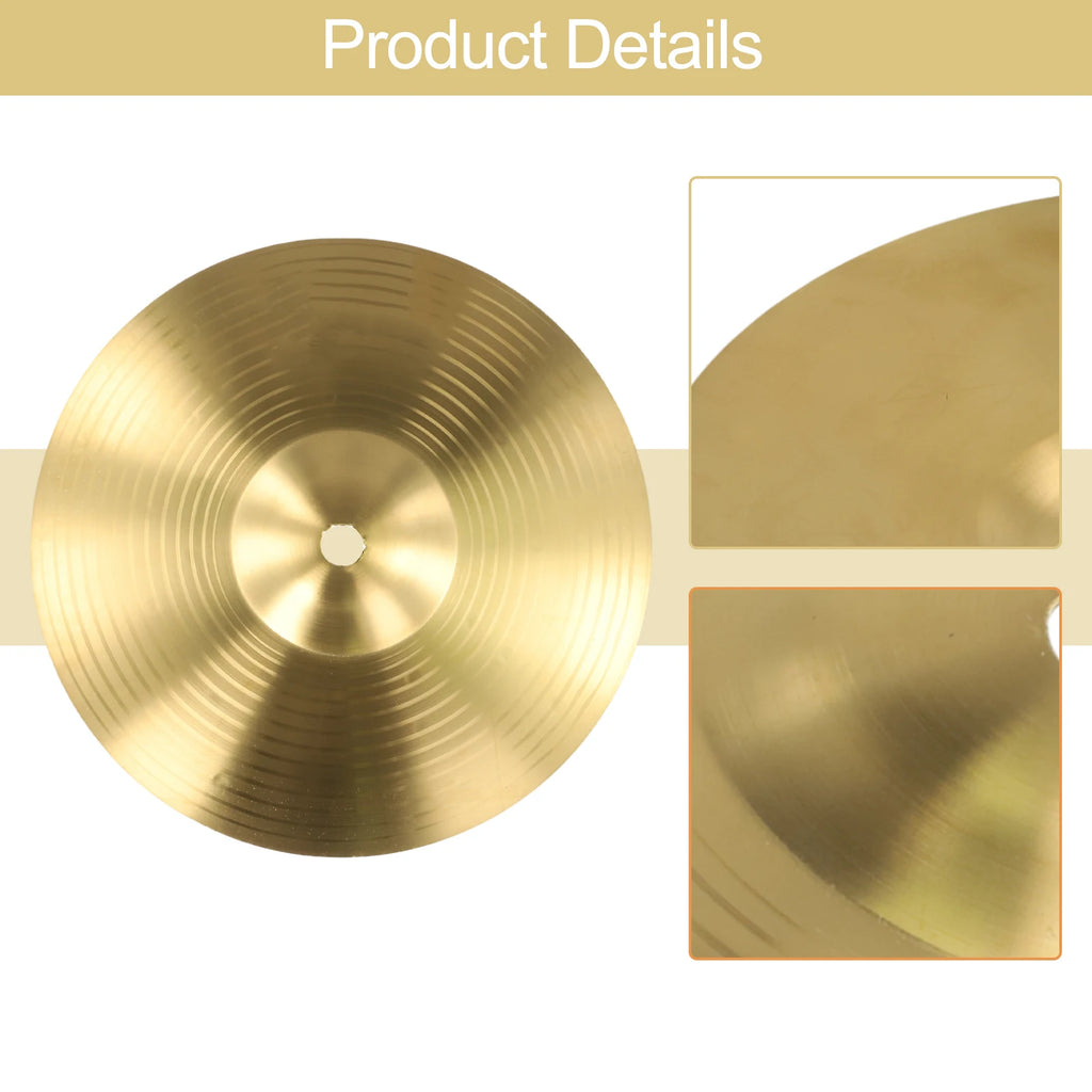 8/10Inch Drum Brass Cymbals Percussion Splash Crash Hi-Hat Jazz Drum Cymbal For Musical Instrument Part Drums Cymbal Oasis Select