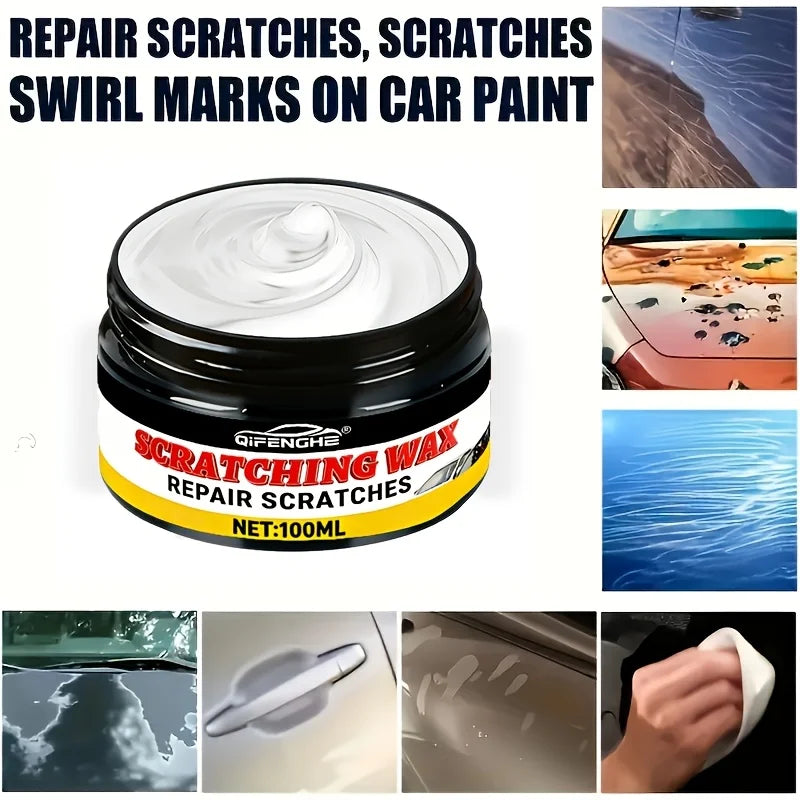 Nano Gloss Scratch Repair Wax & Clay Bar Kit – 100g Car Polish Car Scratch Repair Kit Oasis Select