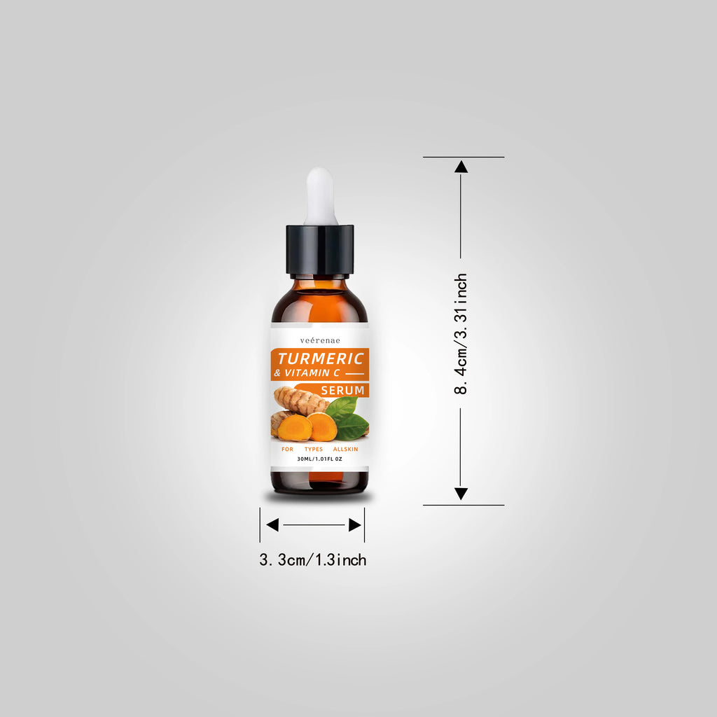 Turmeric & Vitamin C Face Serum – Hydrating & Brightening