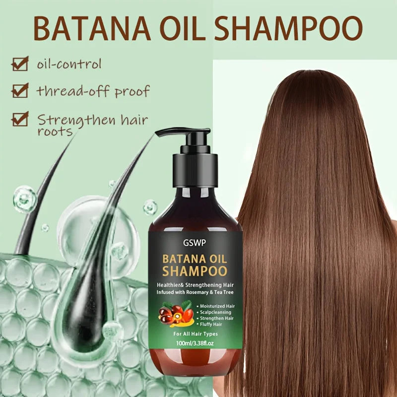 GSWP Batana Shampoo Containing Rosemary Gently Cleanses Deeply Oasis Select