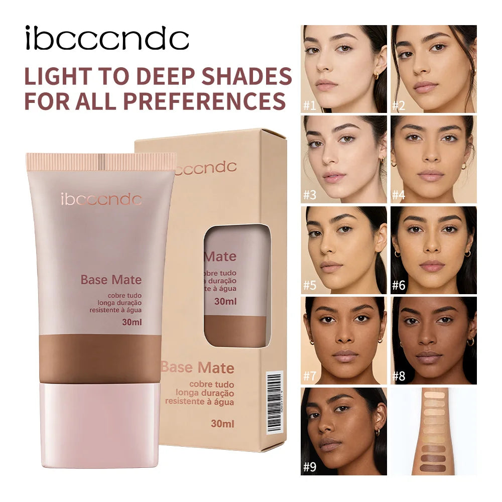 Matte Foundation Natural Coverage Smooth Skin-Friendly Deep Skin-Nourishing Long-Lasting & Waterproof Gentle Cares Foundation Oasis Select
