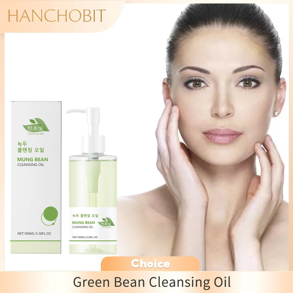 Hanchobit Mung Bean Cleansing Oil – Gentle Makeup Remover Makeup Remover Oil Oasis Select