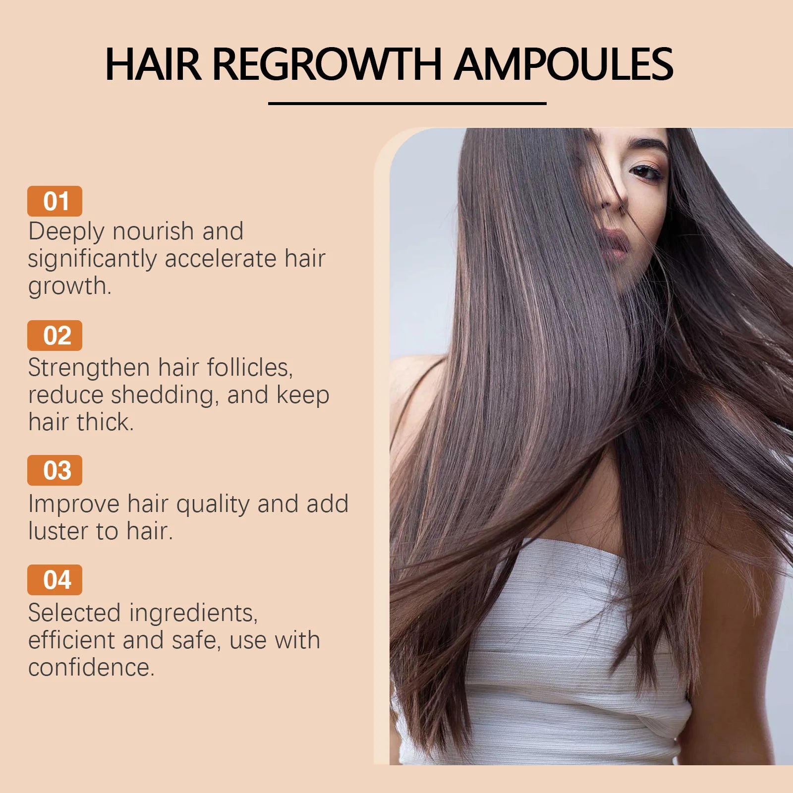 HOEGOA Hair Growth Ampoule Scalp Repair Serum 14ml