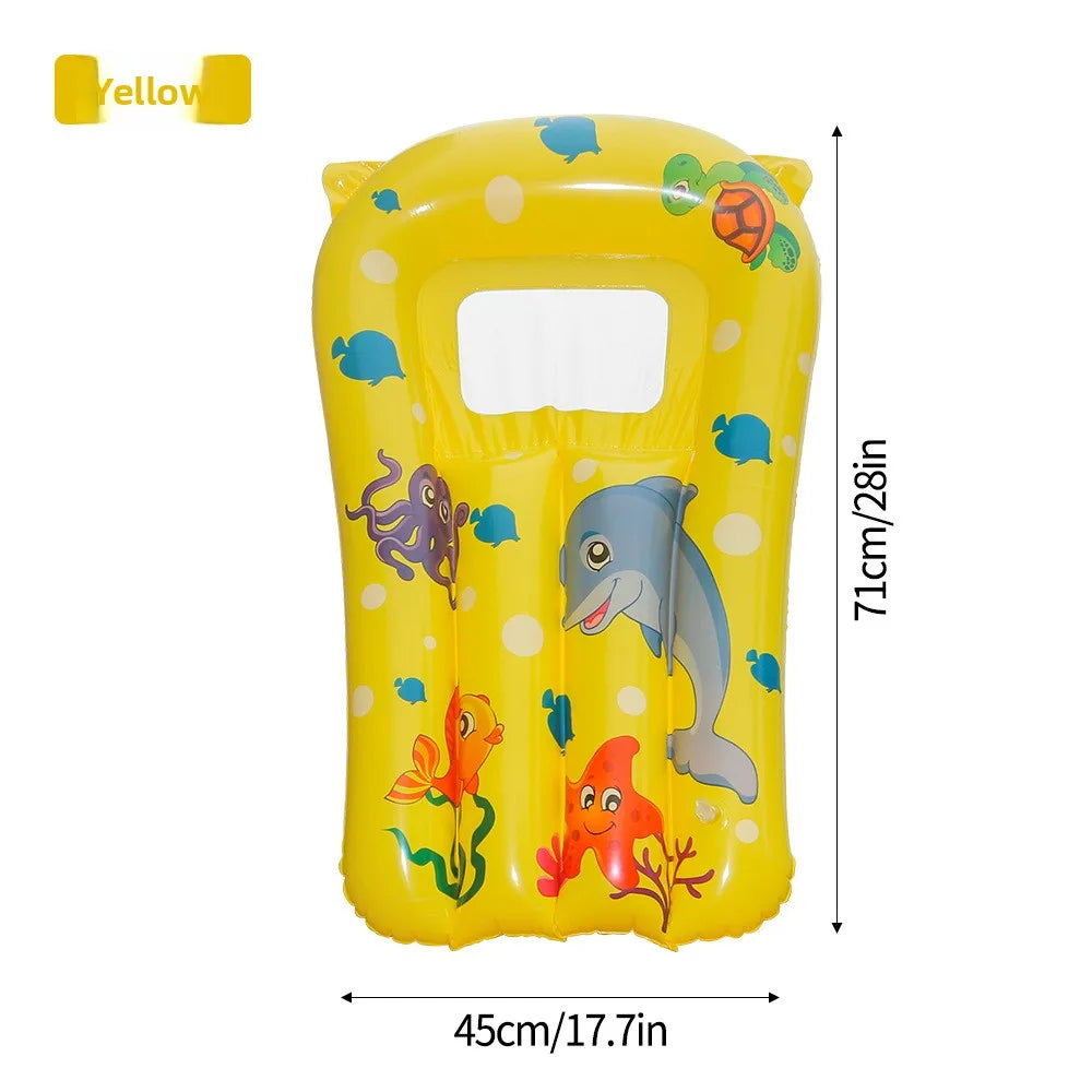 Water Hammock Swimming Pool Floats Inflatable Circle Water Ring Pool Air Mattress Swimming Circle Water Bed Pool Toys for Home Oasis Select Yellow