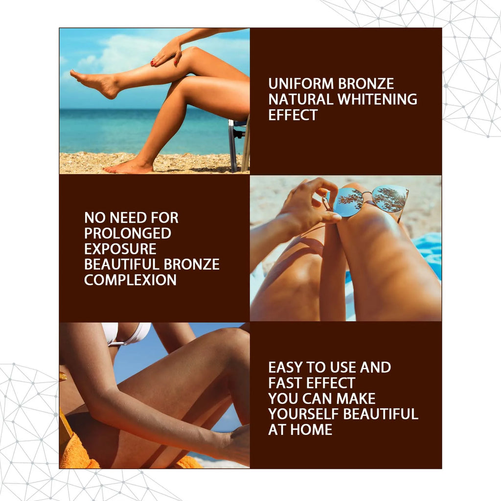 Self Tanning Spray Assist Natural Soft Antique Bronzer Wheat Skin Tone Tanning Accelerator Spray Beach Outdoor Sunscreen Care Oasis Select