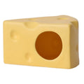 Durable Creative Hamster Hideout Cheese Shape Decorative Feeding Dish Cute Ceramics Hut Ceramics Hamster House Drinker Oasis Select Yellow-Big Cheese