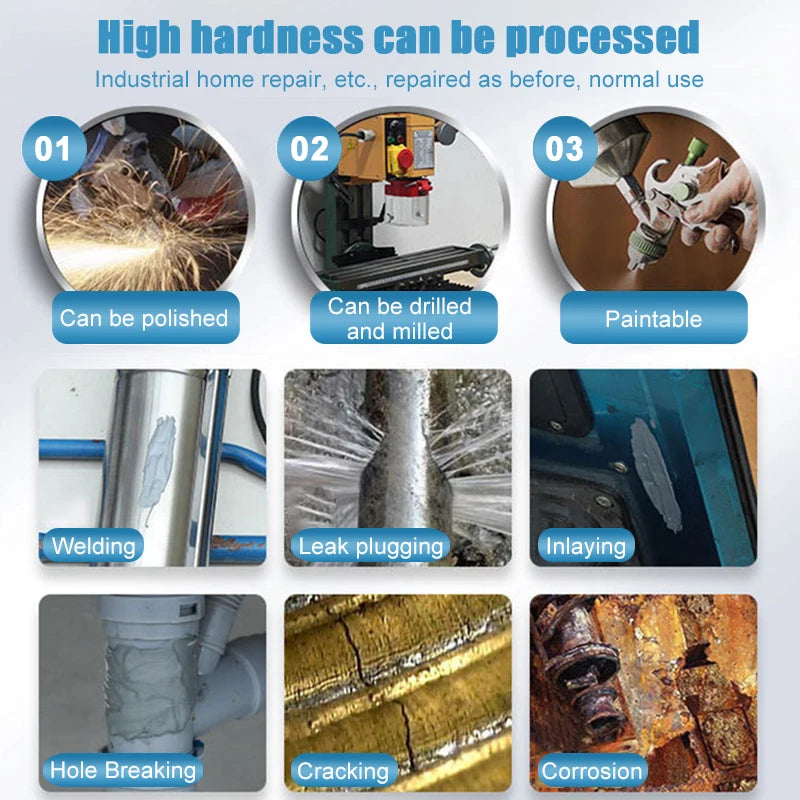 Metal Repair Paste Cold Weld Metal Repair Adhesive Bonding Sealant Extra Strong Glue Magic Repair Glue AB Casting Glue Liquid Oasis Select