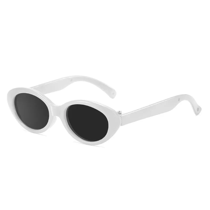 Multicolor Cool Pets Eyeglasses Fashioning Cat Glasses Dog Sunglasses Round Frames Glasses Photograph Props Doll Accessories Oasis Select white