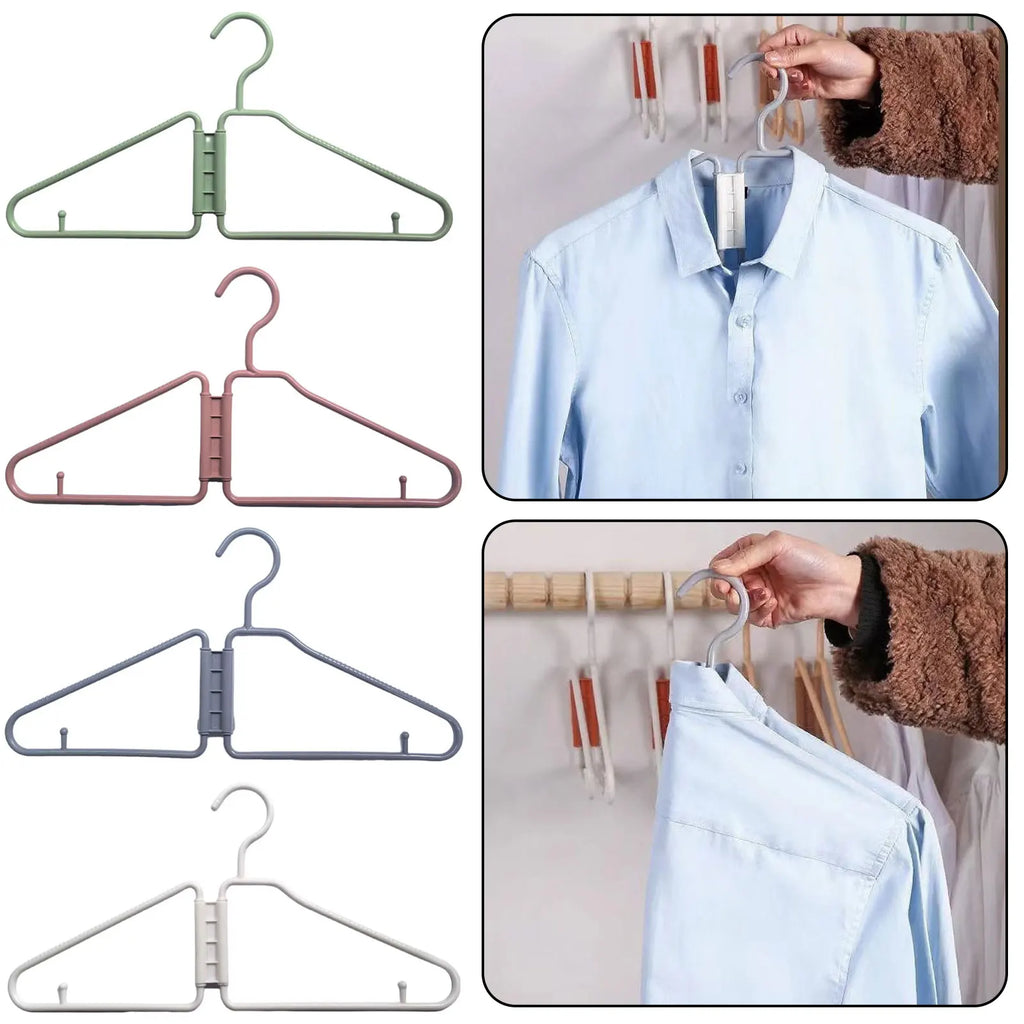 Foldable Travel Coat Hangers 12 Pack – Portable Space Saver