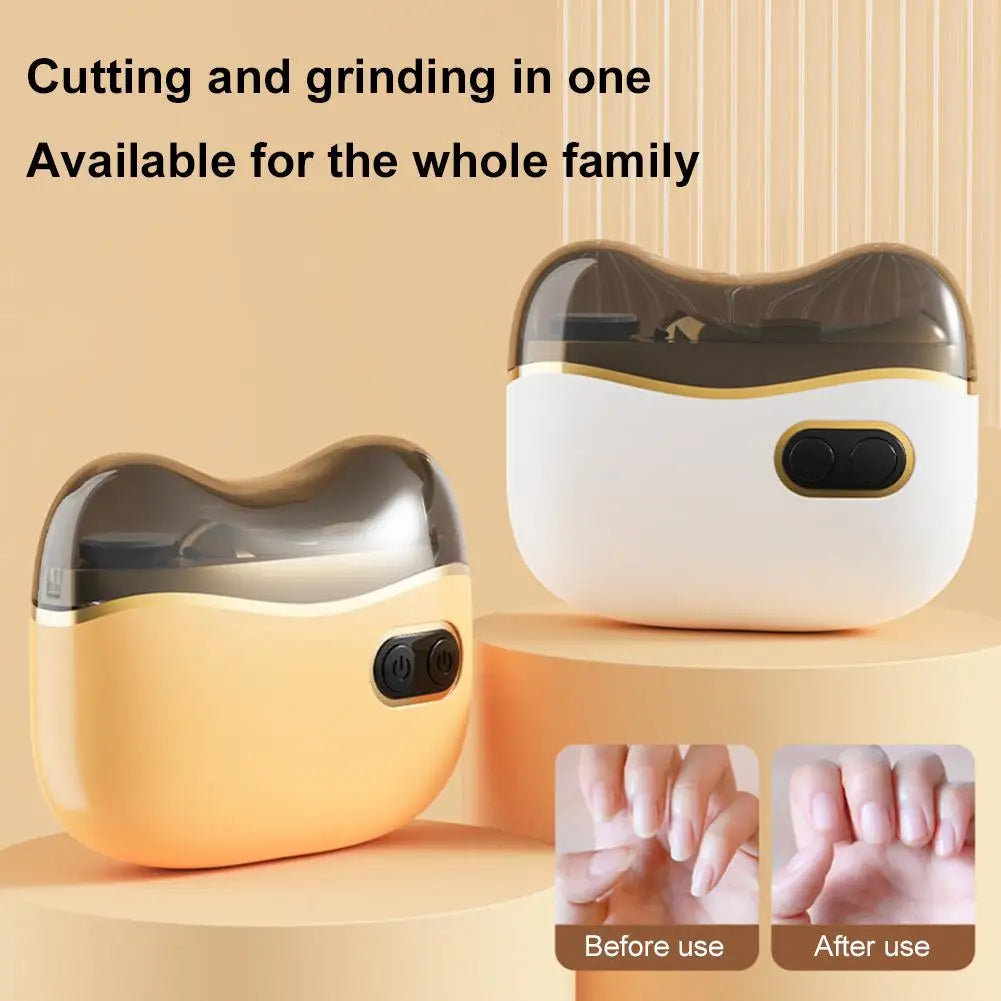 2-in-1 Electric Nail Clipper & Polisher with LED Light | USB Electric Nail Clipper Oasis Select
