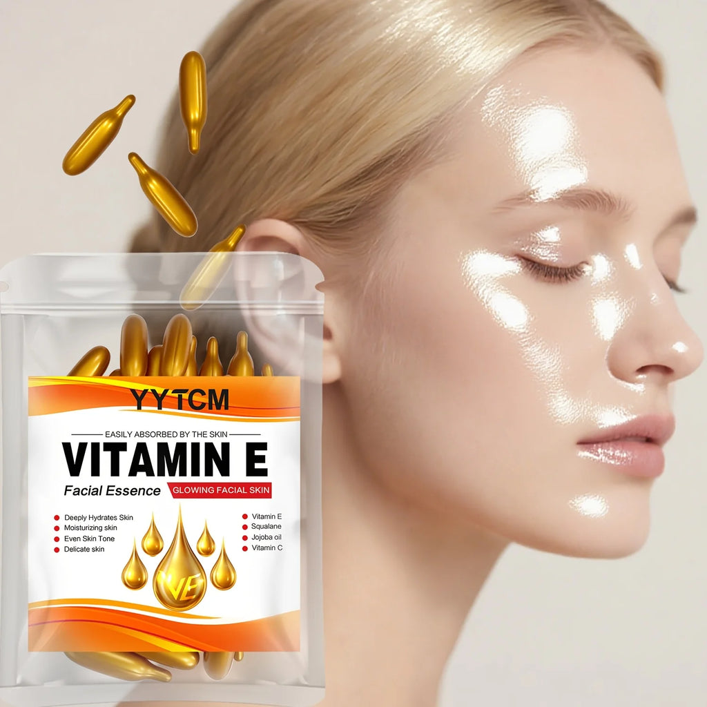 Vitamin E Capsule Essence – Squalane & Vitamin C | 30 Caps Face Capsule Essence Oasis Select