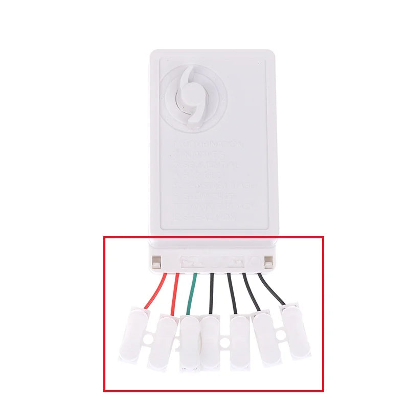 LED String Dimmer EK-04 2/4-Way 8 Function Knob/Solder-Free Type Push Button Type Light Adjustment Controller Oasis Select A02-4-Way