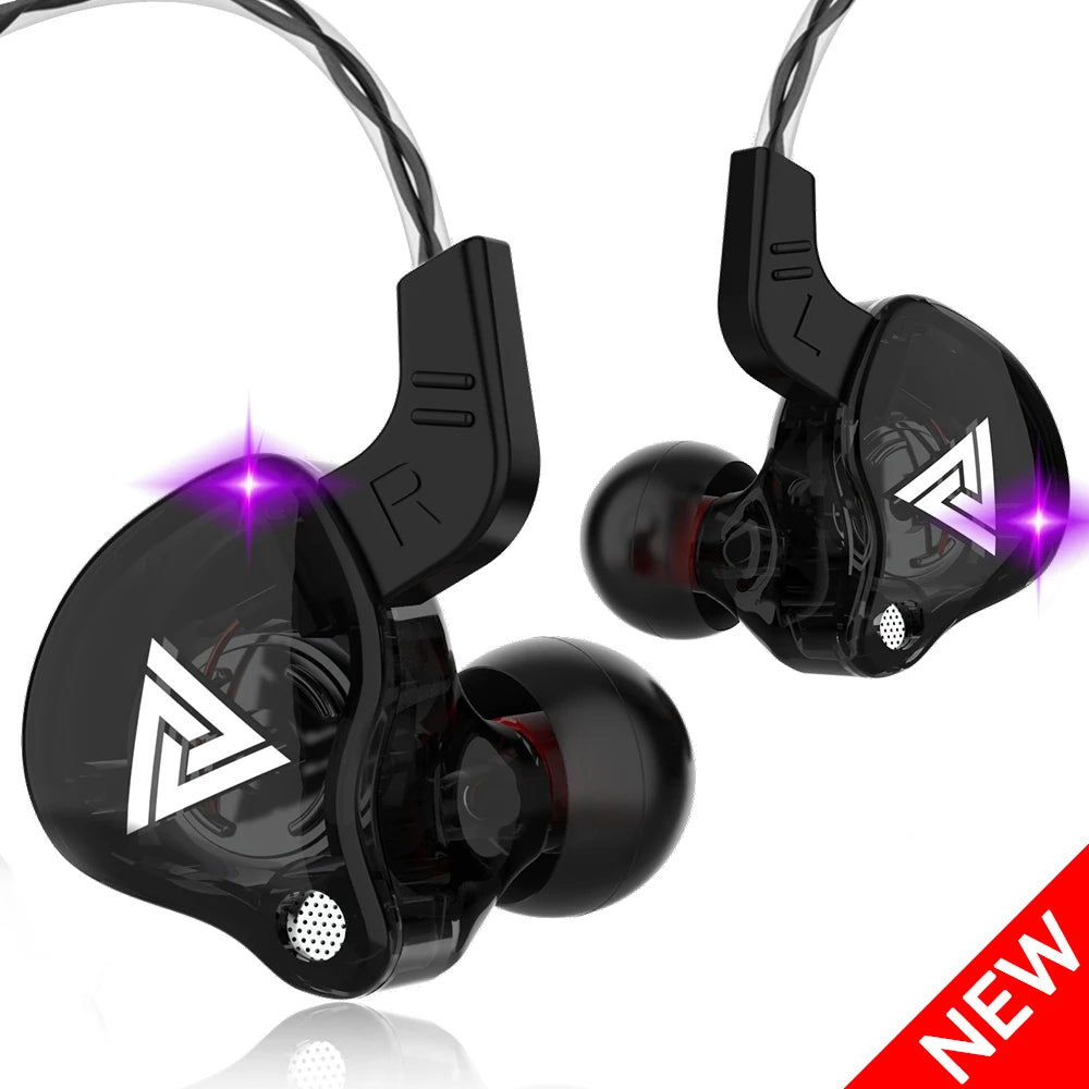 Original QKZ AK6 Copper Driver HiFi Wired Earphone Race Sport Headphone Bass Stereo Headset Music Earbuds 3.5MM In Ear With Mic Oasis Select