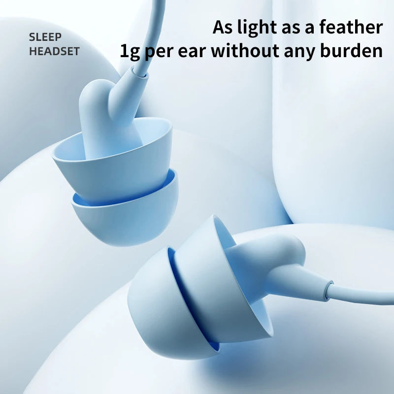 In-ear Silicone Sleep Earphones For Sleeping Side Sleeping Earphones Computer And Mobile Phone Noise Reduction Wired Earphones Oasis Select