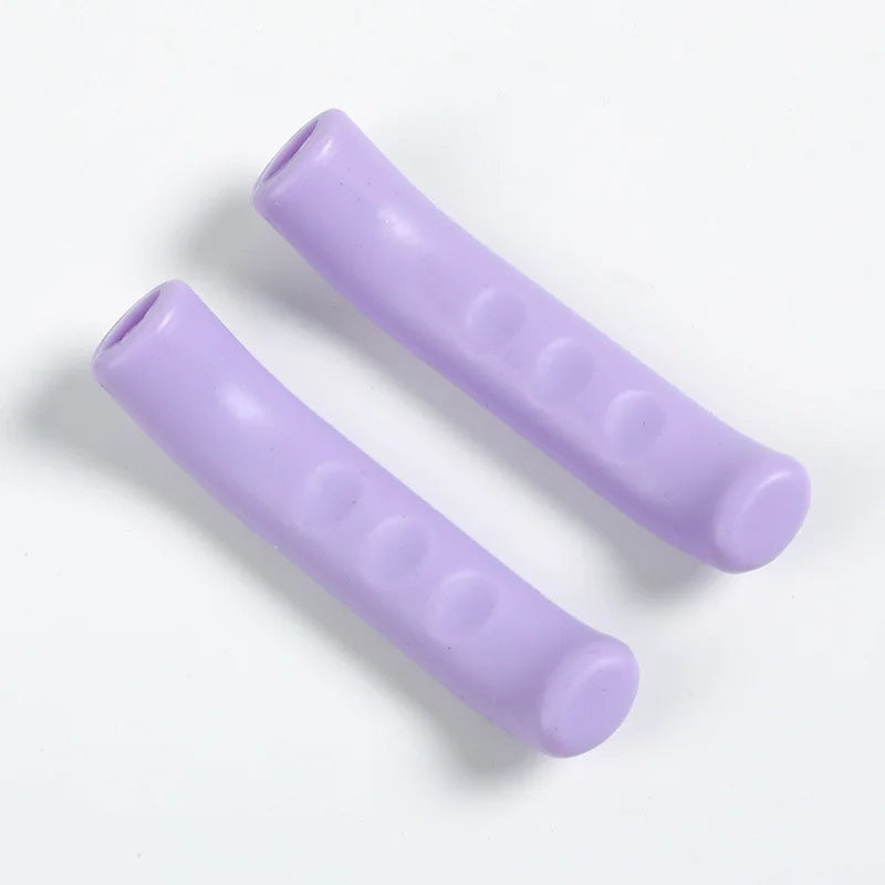 1/2Pair Bicycle Brake Handle Protection Cover Mountain Road Bike Brake Lever Protection Anti Slip Gel Sleeve Cycling Accessories Oasis Select 1pairs Purple
